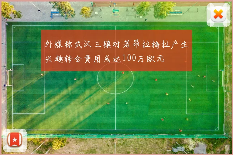 外媒称武汉三镇对若昂拉梅拉产生兴趣转会费用或达100万欧元