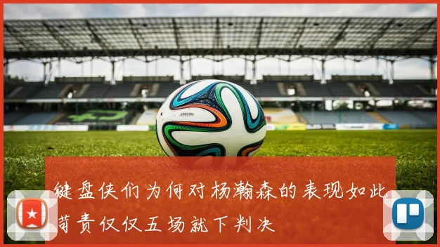 键盘侠们为何对杨瀚森的表现如此苛责仅仅五场就下判决